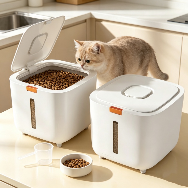 Food Storage With Dividers - Caixa de Armazenamento de Ração para