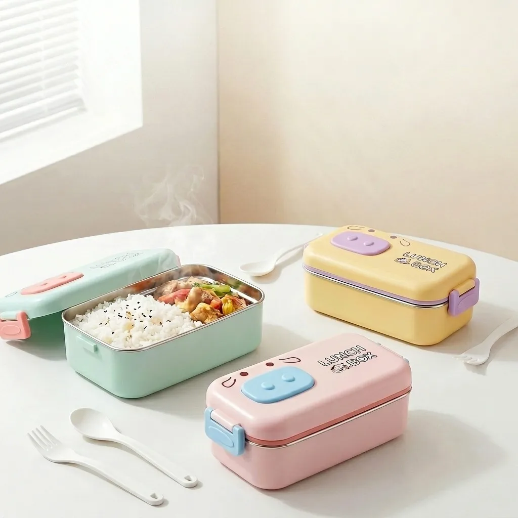 Food Storage Oven Safe - Caixa de Almoço Bento de Aço