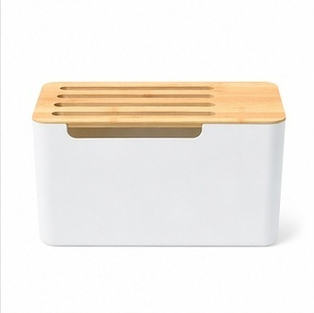 Food Storage Meals - Caixa de organização de cabos resistente,
