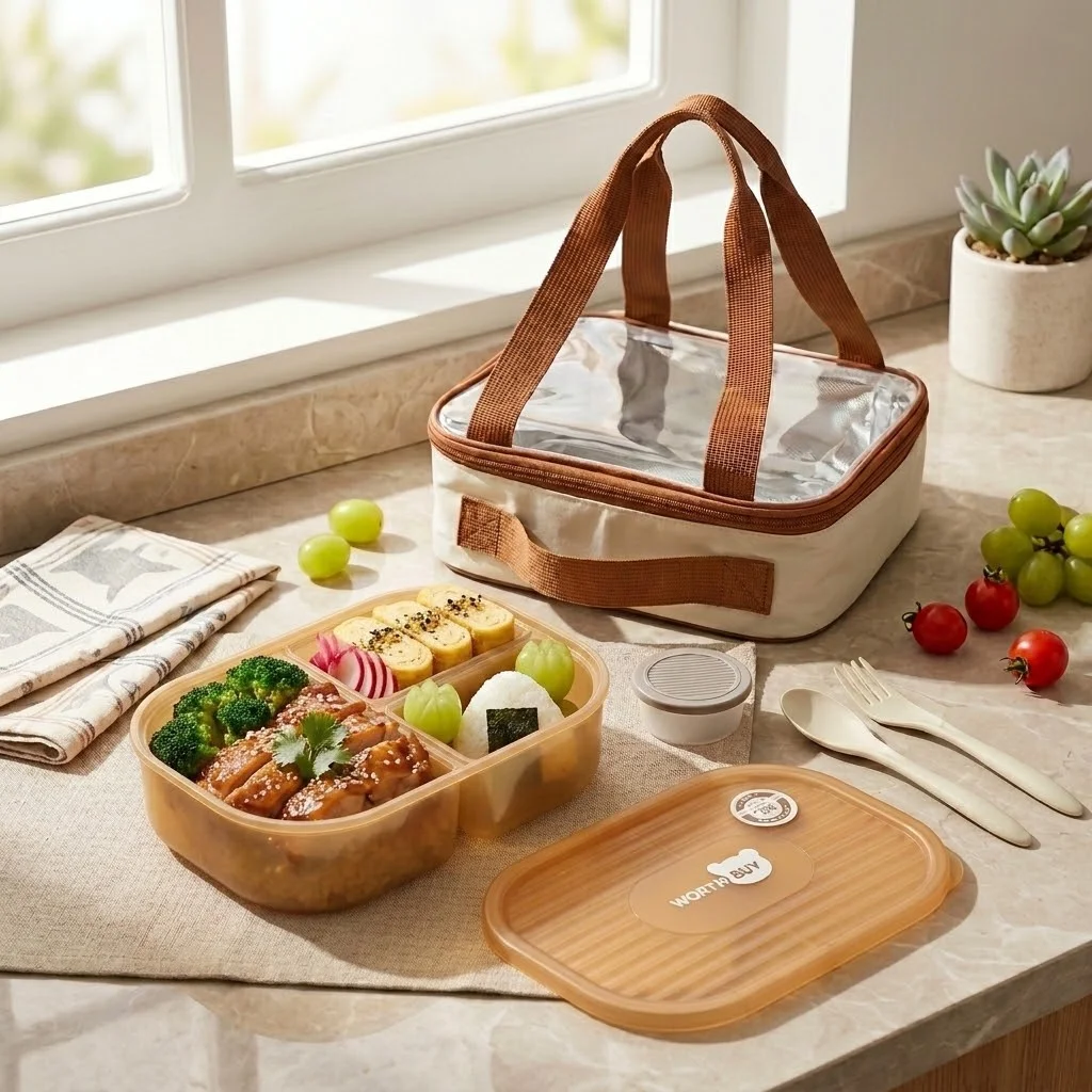 Caixa de almoço de plástico co - Food Storage With Dividers avaliação e preço