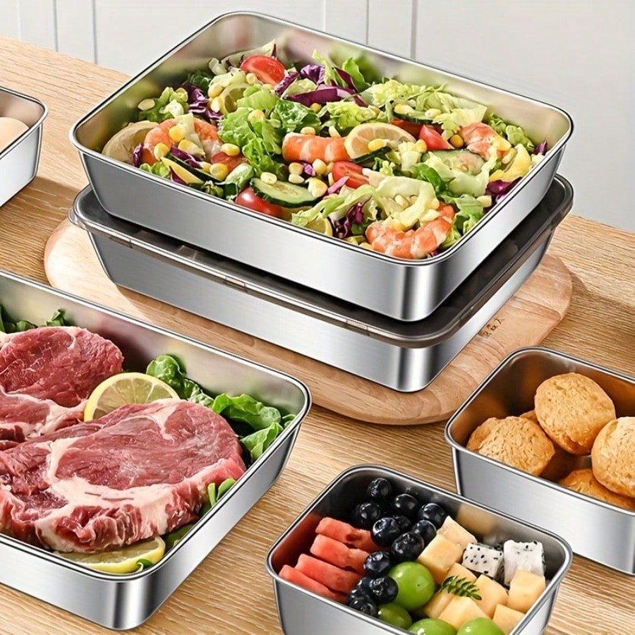 Conjunto de 5 recipientes de a - Food Storage Oven Safe avaliação e preço
