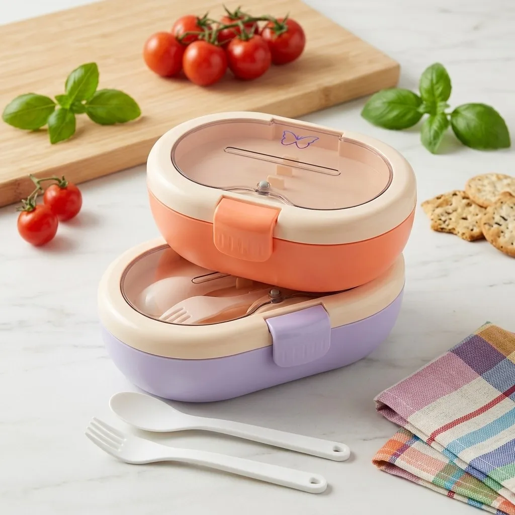 Caixa de almoço tipo bento em  - Food Storage With Dividers avaliação e preço
